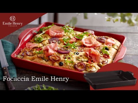 Focaccia 3.5L - Emile Henry - Emile Henry - Pierre à pizza - - La Guilde Culinaire
