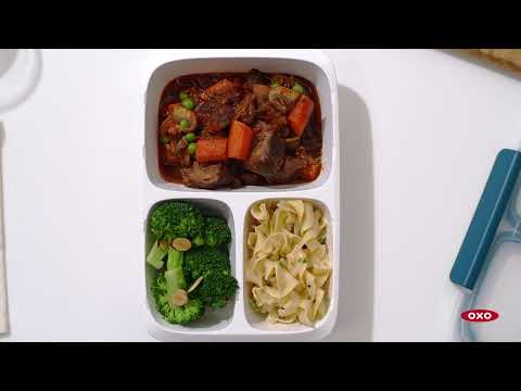 PREP & GO Contenant avec passoire - OXO - Contenant pour aliment - - La Guilde Culinaire