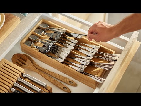 DrawerStore Bambou Organisateur de couverts - Joseph Joseph - Range-couvert - - La Guilde Culinaire