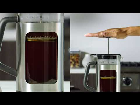 BREW Cafetière à piston avec GroundsLifter - OXO - Cafetière à piston - - La Guilde Culinaire