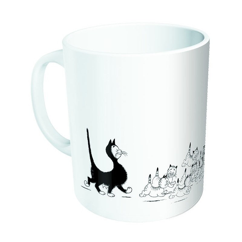 Mug, Promenade en famille - Chats Dubout - Editions Clouet - Tasse - - La Guilde Culinaire