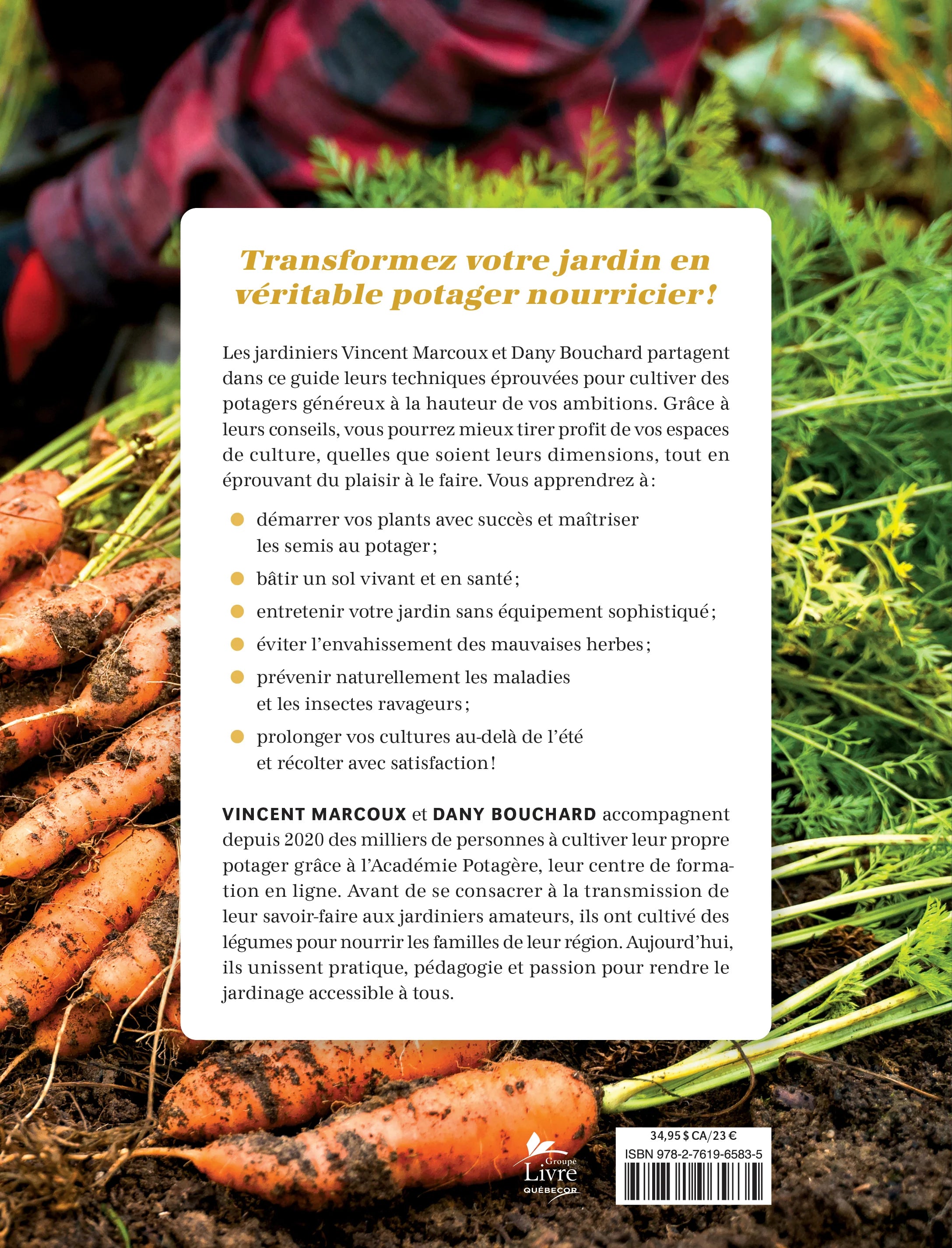 Le potager abondant - De L'Homme Ed. - Livre de cuisine - - La Guilde Culinaire