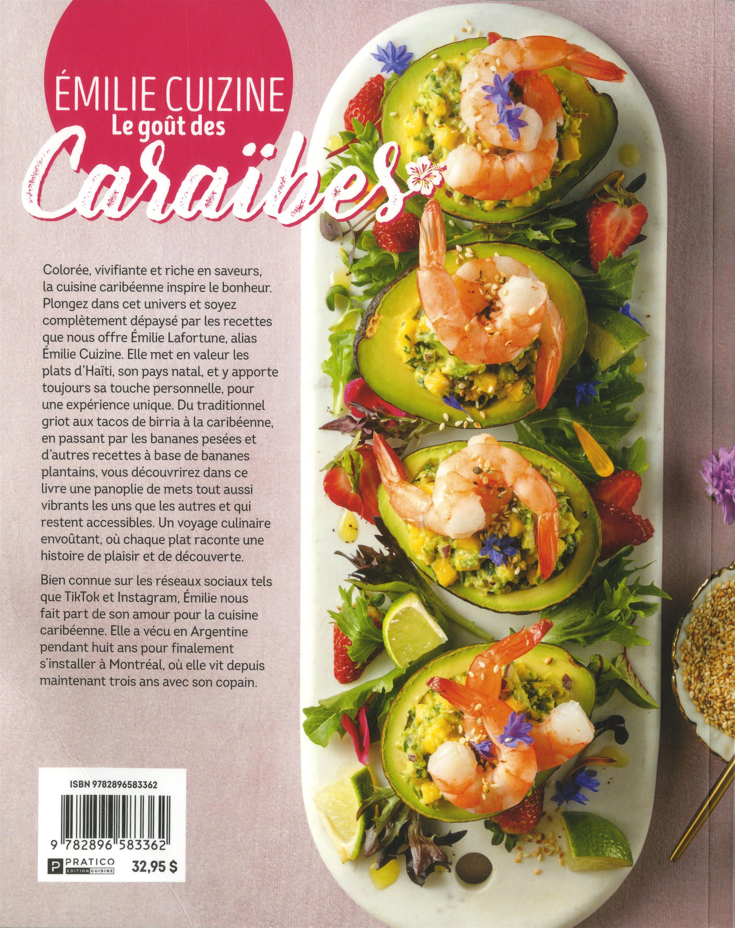 Le gout des caraïbes, 75 recettes savoureuses et ensoleillées    - Pratico Ed. - Livre de cuisine - 