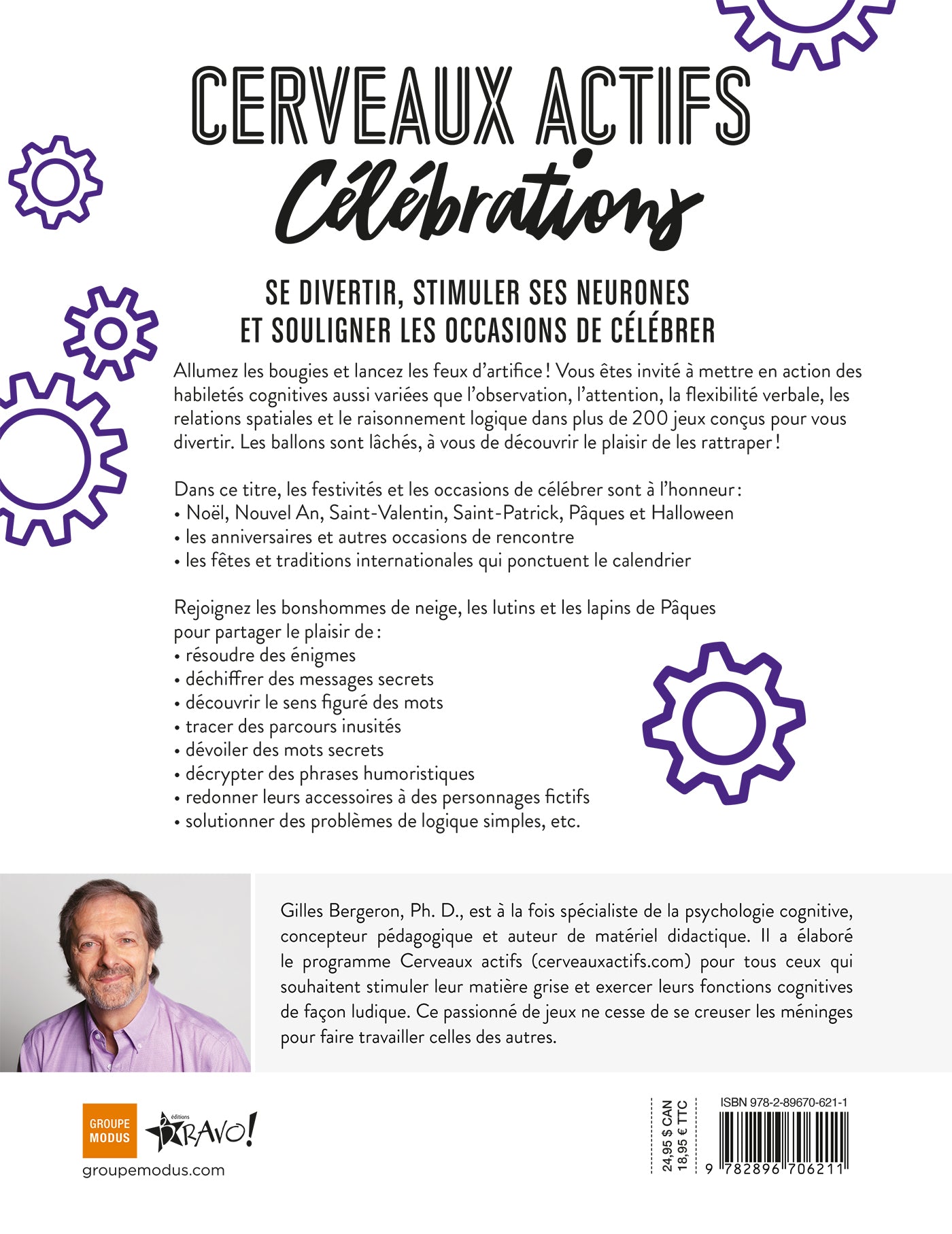 Cerveaux actifs - Célébrations - Bravo Ed. - Livre - - La Guilde Culinaire