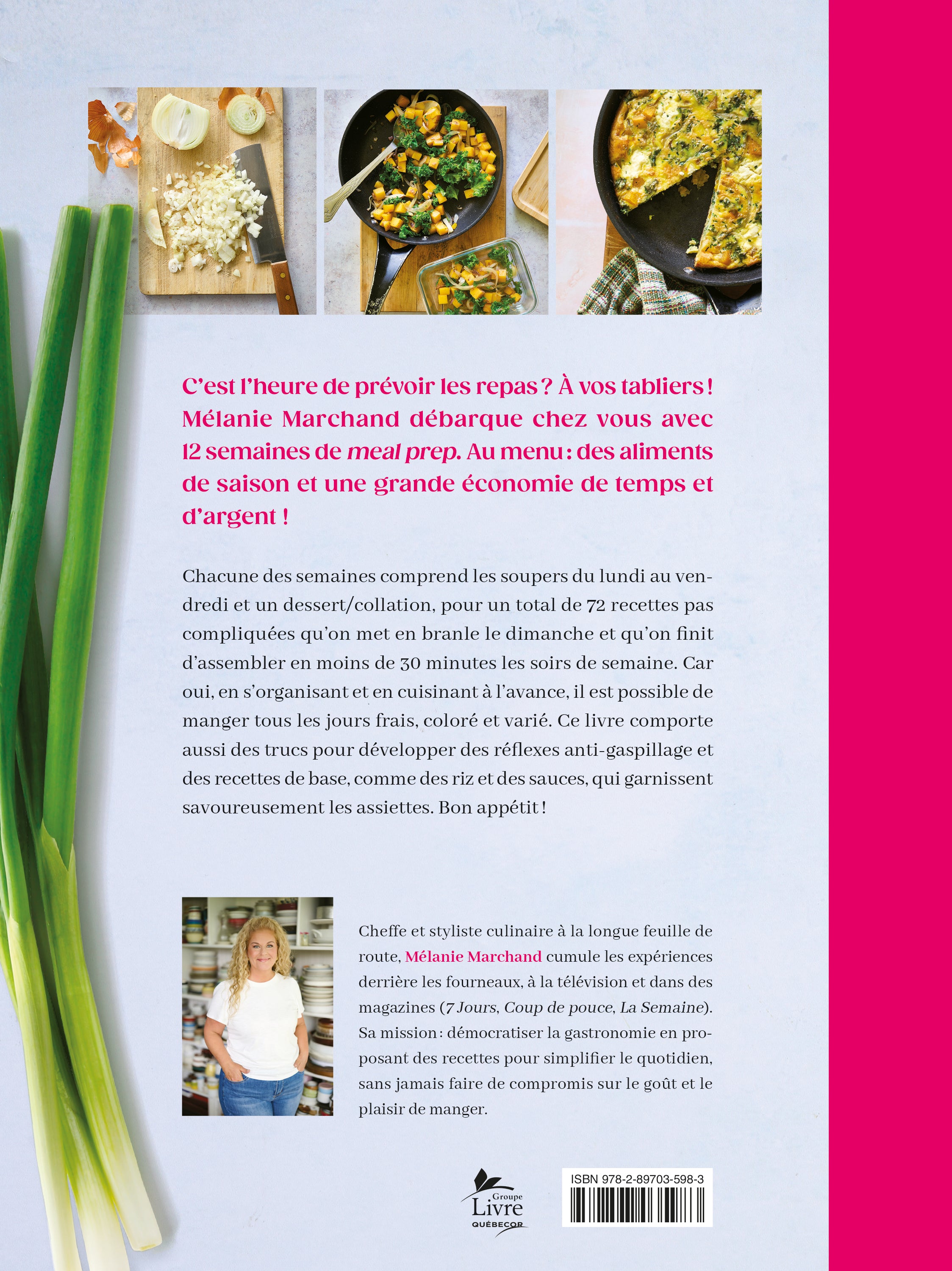Meal Prep - La Semaine Ed. - Livre de cuisine - - La Guilde Culinaire