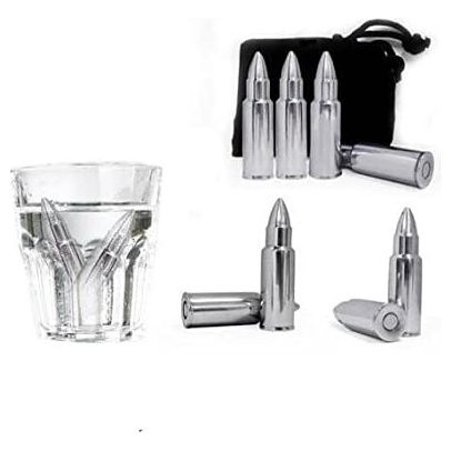 Étui de 6 refroidisseurs en acier et forme de cartouche    - Outset - Moule à glaçons -  - La Guilde Culinaire