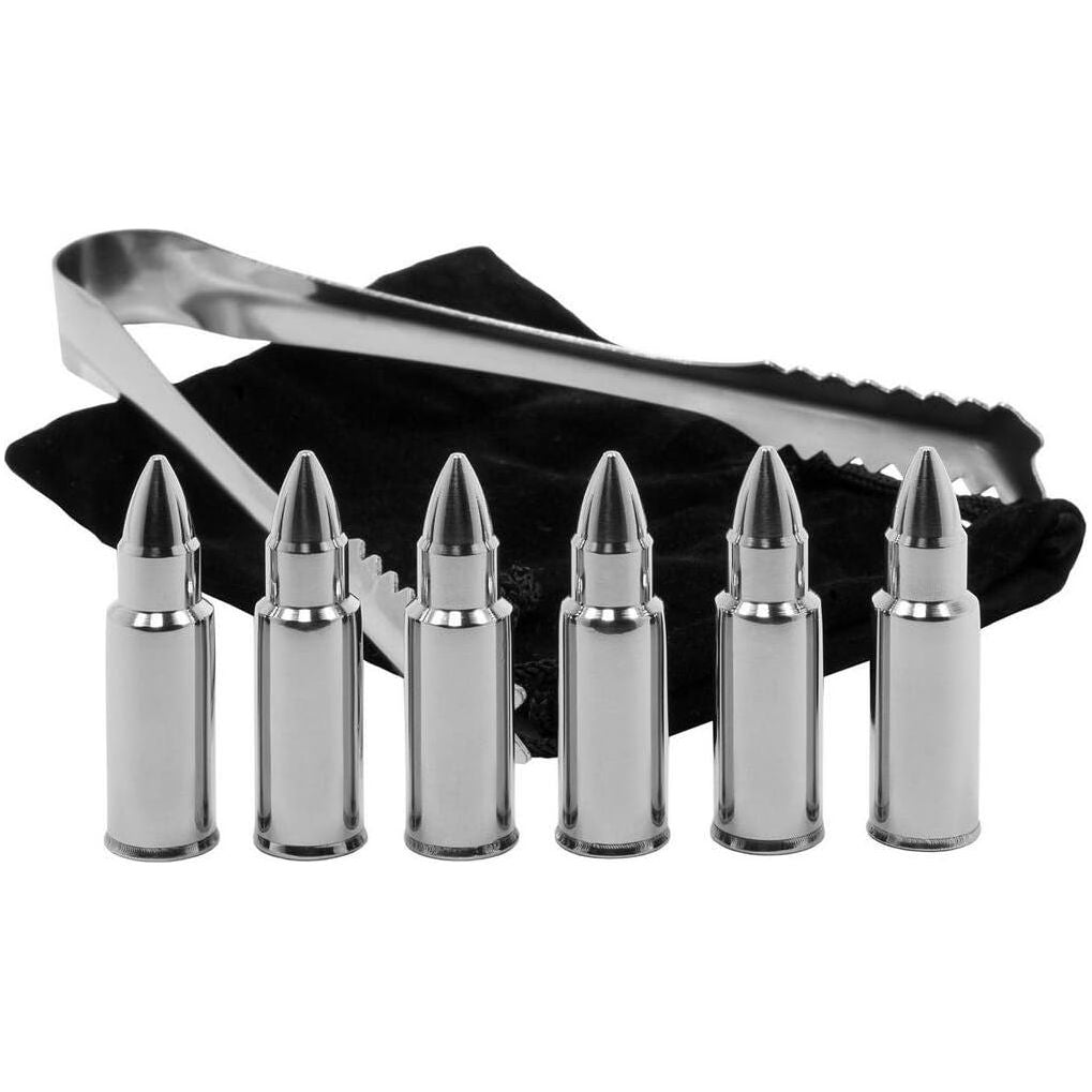 Étui de 6 refroidisseurs en acier et forme de cartouche    - Outset - Moule à glaçons -  - La Guilde Culinaire