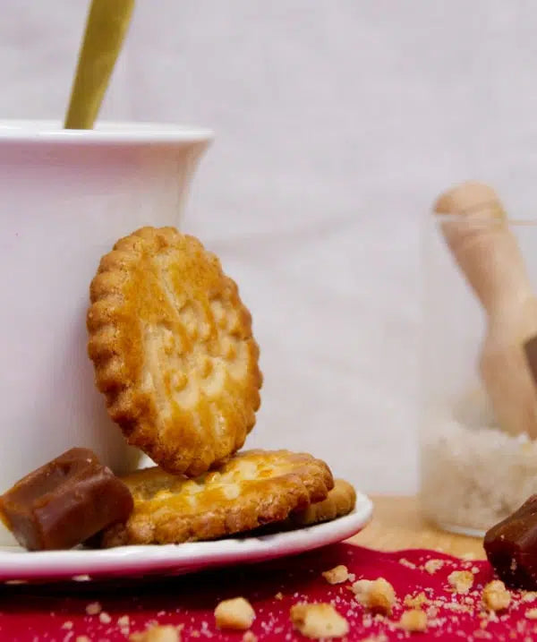 Coffret Mythique de sablés caramel 500g - La Mère Poulard - Biscuit - - La Guilde Culinaire