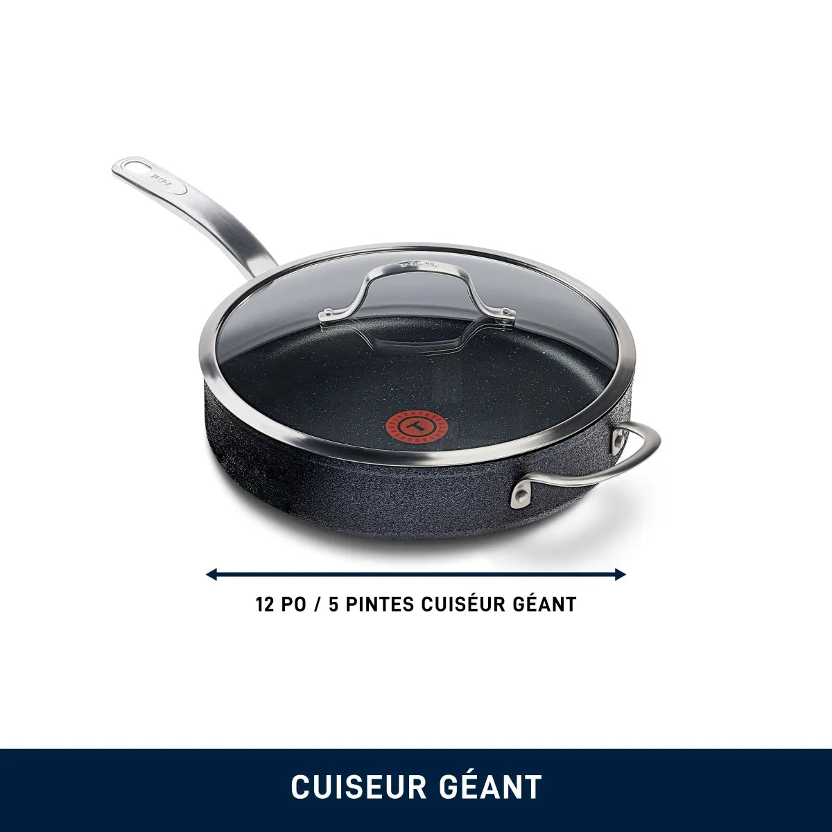 Cuiseur Géant Stone Shield de 5 pintes/ 11.8 po - T-fal - Poêle - - La Guilde Culinaire