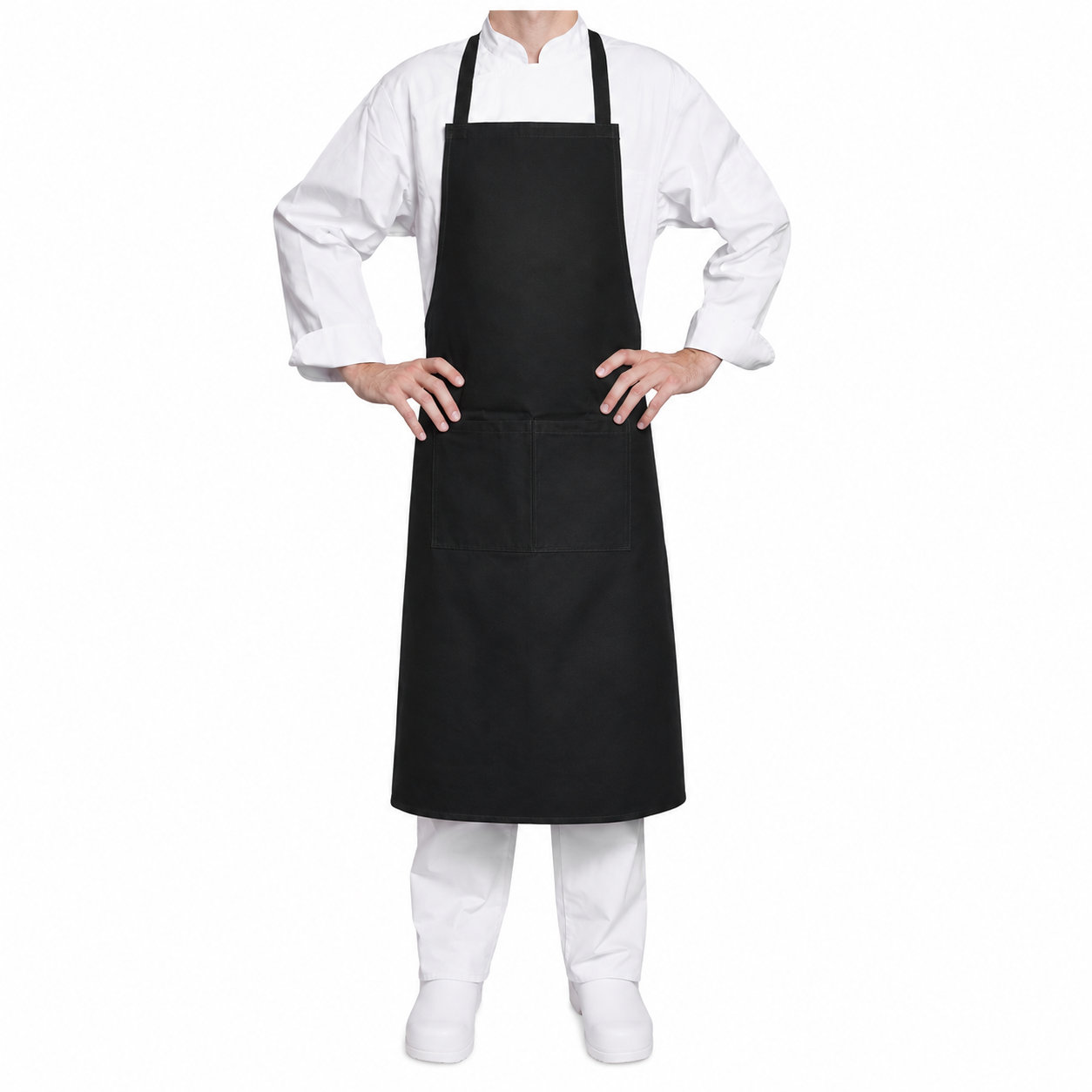 Tablier de cuisine noir ou blanc - La Guilde Culinaire - Tablier cuisine - - La Guilde Culinaire