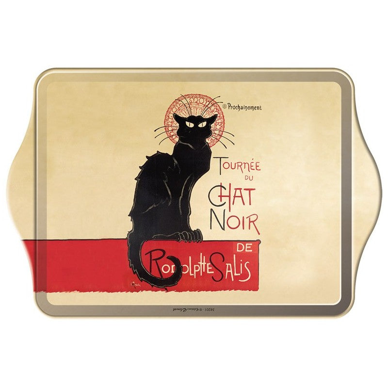 Petit plateau métal Vide-poches, Tournée du Chat noir - Le Chat Noir - Editions Clouet - Plateau de service - - La Guilde Culinaire