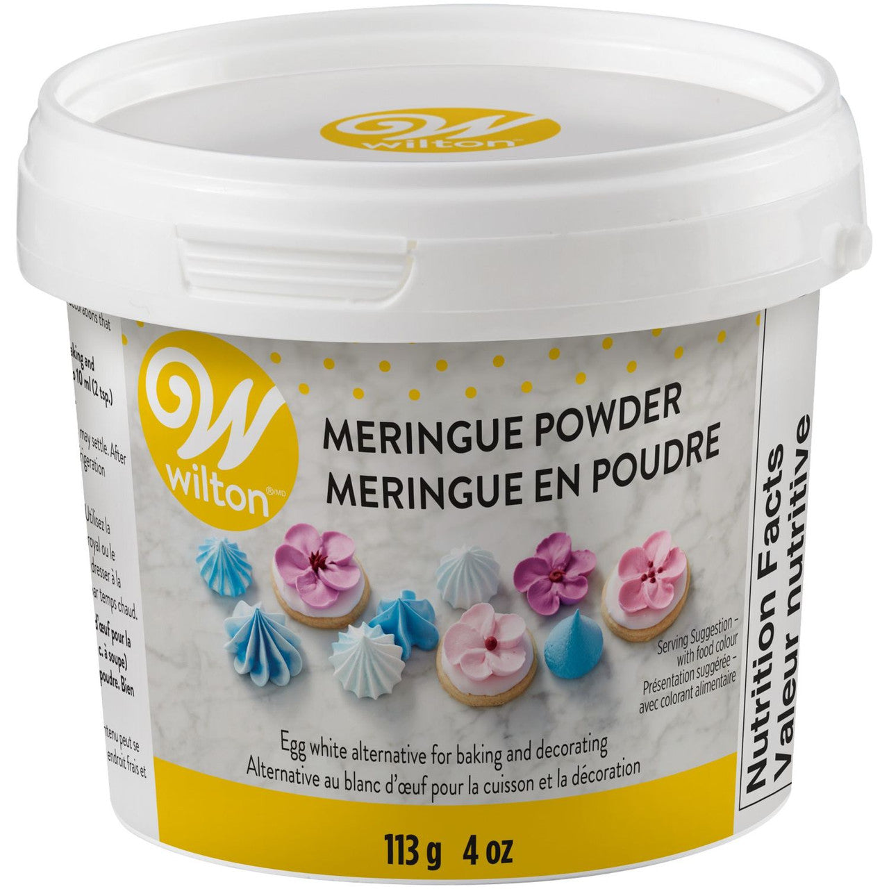 Poudre de meringue, Substitut de blanc d'œuf 113 g - Wilton - Poudre de meringue - - La Guilde Culinaire