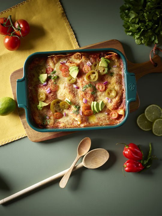 APPOLIA - Plat four céramique rectangle 36 cm - 14.25 po - Peugeot - Plat pour four - - La Guilde Culinaire