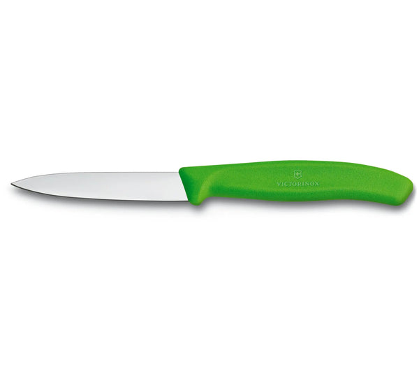 Swiss Classic Couteau d'office 8cm-3.15'' Vert   - Victorinox - Couteau d'office - 6.7606.L114