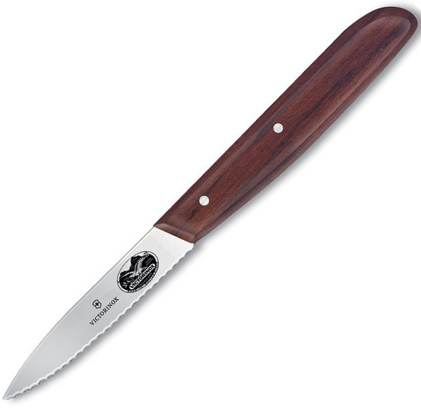 Paring knife with wood handle 7cm-3.25''