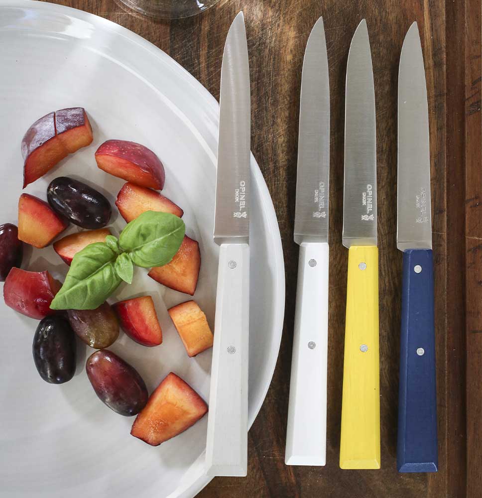 Opinel - Coffret de 4 couteaux Bon Appétit Céleste N°125    - Opinel - Couteau de table - 