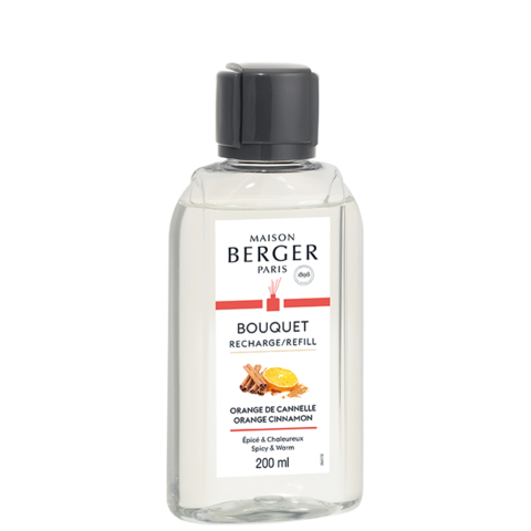Recharge Bouquet Orange Cannelle - 200ml (6.7oz)    - Maison Berger Paris - Parfums d'ambiance - 