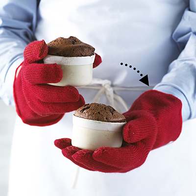 Ensemble Gants De Cuisine Et Maniques Motif Lettres D'Amour Rose Rouge - Résistants à La Chaleur Et Antidérapants