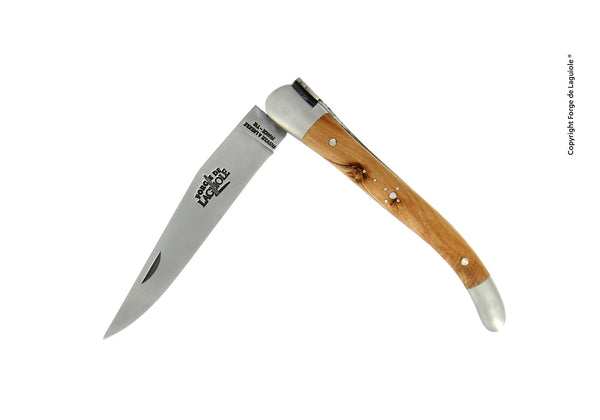 Couteau pliant 9 cm Genévrier, mitre inox mat – Laguiole    - Laguiole - Couteau de poche - 