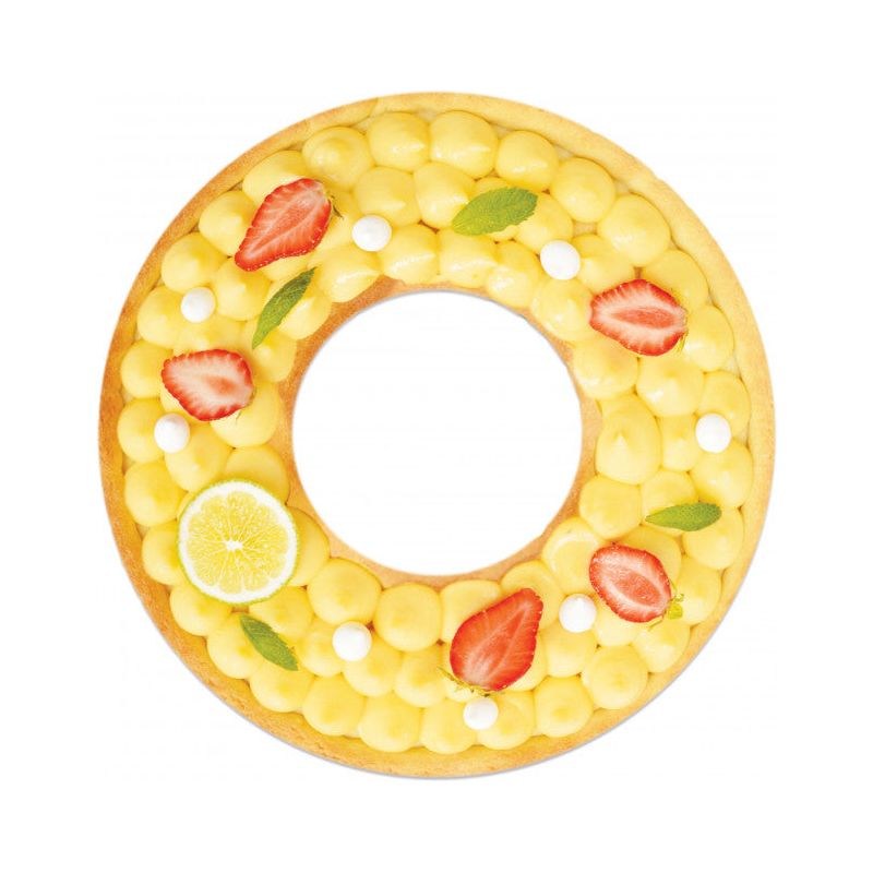 Moule tarte couronne de 30 cm avec un fond amovible et antiadhésif    - Scrapcooking - Moule à tarte et quiche -  - La Guilde Culinaire