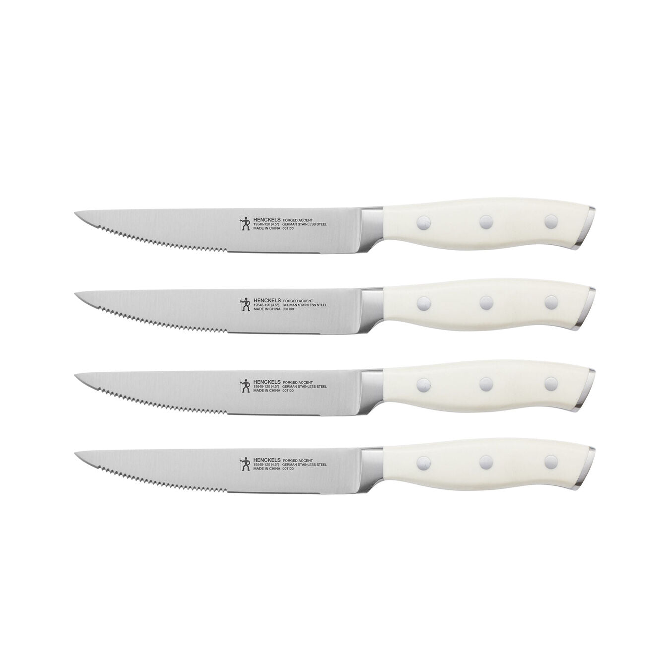 Ensemble 4 couteaux à steak - Henckels Forged Accent    - Henckels - Couteau de table - 