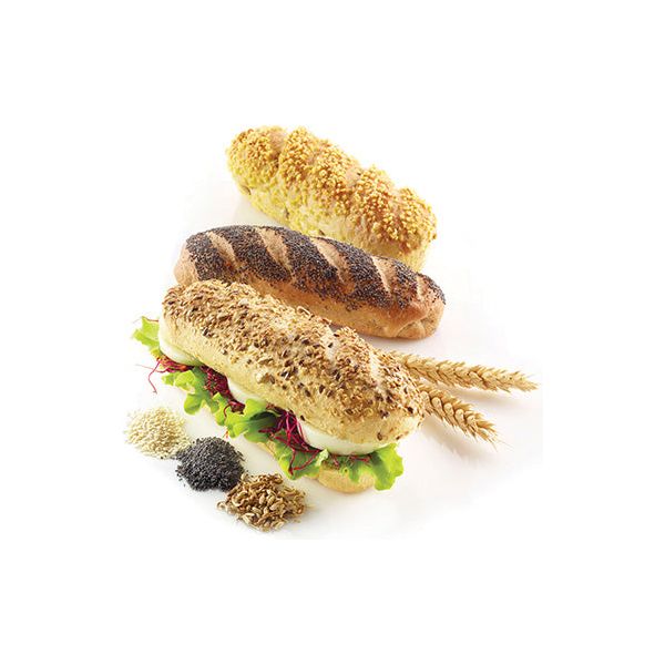 Backefix FLEXI Mini Moule à Muffins, Silicone, Petit Avec 24 Moules à Cuisson, Chacun - 13