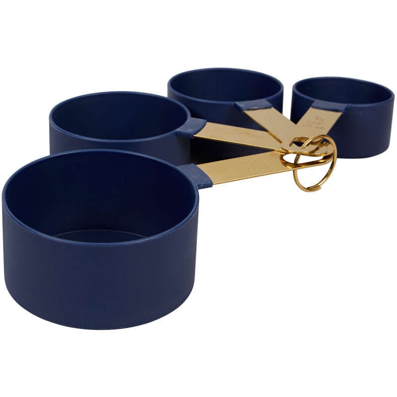 Set d'ustensiles de cuisine bleu marine et or, 10 pièces.    - Wilton - Accessoire - 