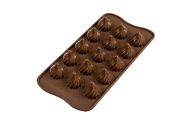 Moule silicone pour chocolat Choco Flamme    - SilikoMart - Moule pour chocolat - 