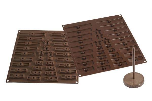 Moule en Silicone pour Sapin 3D en chocolat ou en Biscuit !    - SilikoMart - Moule à gâteaux - 