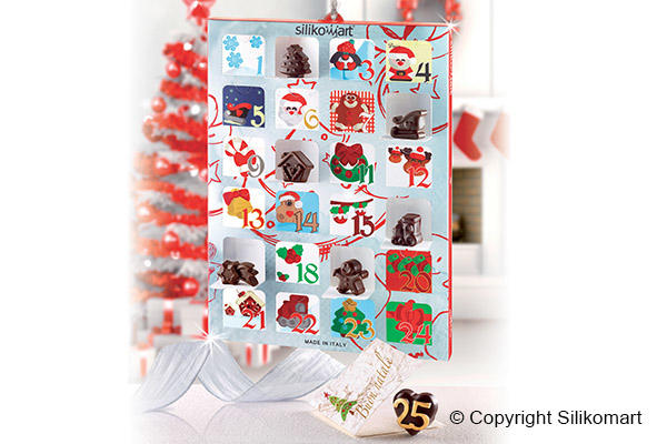 Boîte cadeau créative pour le compte à rebours de Noël    - SilikoMart - Calendrier de l'avent - 