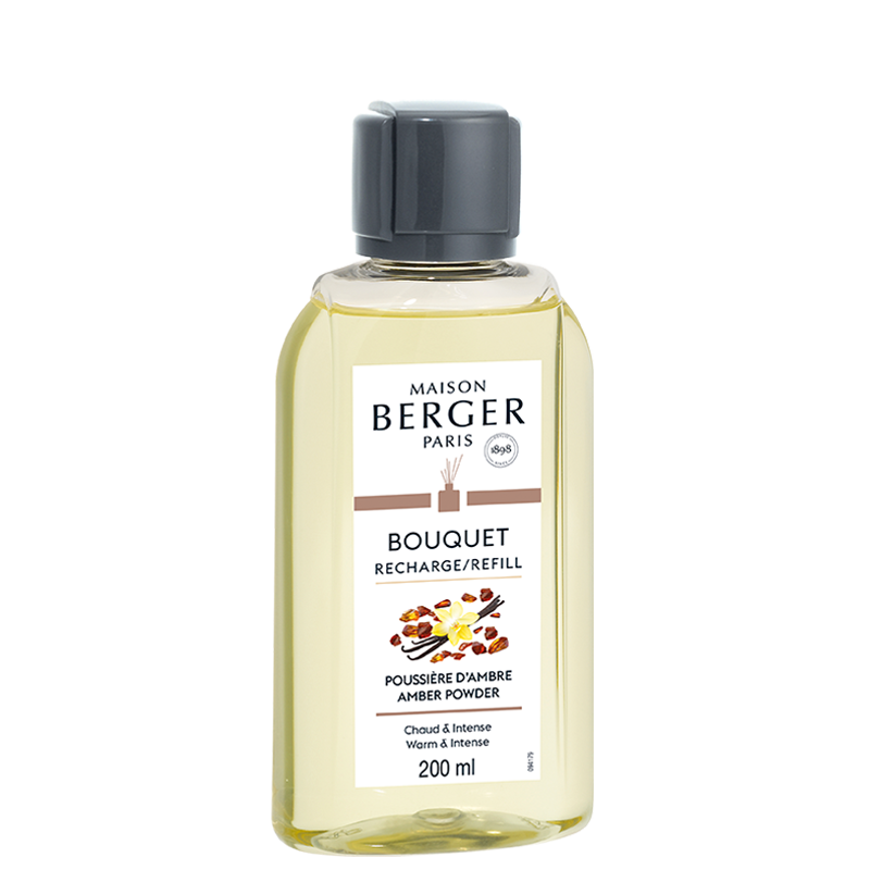 Recharge Bouquet Poussière d'Ambre - 200 ml    - Maison Berger Paris - Parfums d'ambiance - 
