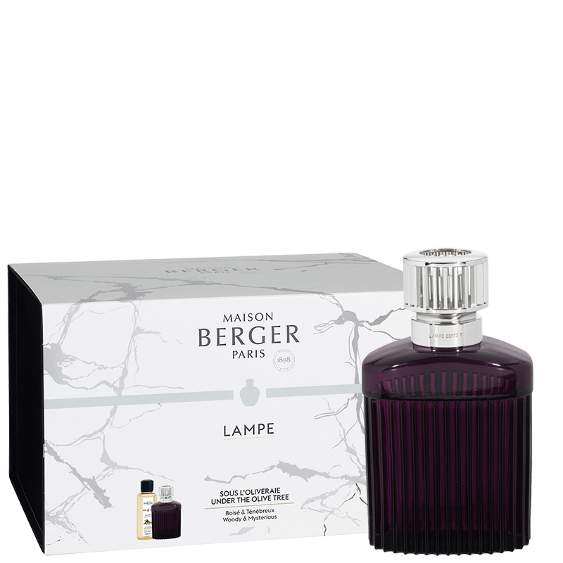 Coffret Lampe Berger Alpha Prune Scandale    - Maison Berger Paris - Parfums d'ambiance - 