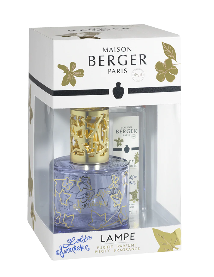 Coffret Lampe Berger Pure Lolita Lempicka parme + parfum Lolita Lempicka    - Maison Berger Paris - Parfums d'ambiance - 