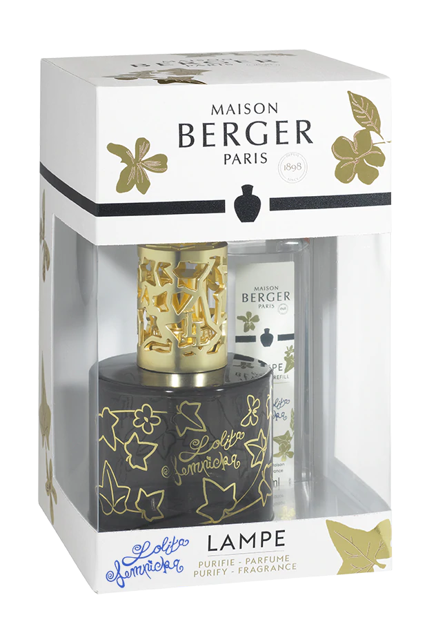 Coffret Lampe Berger Pure Lolita Lempicka noire + parfum Lolita Lempicka    - Maison Berger Paris - Parfums d'ambiance - 