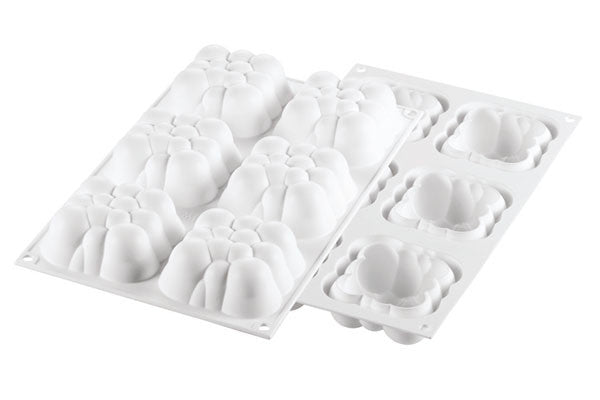 Moule Cloud 120 3D - Professionel    - SilikoMart - Moule à gâteaux - 