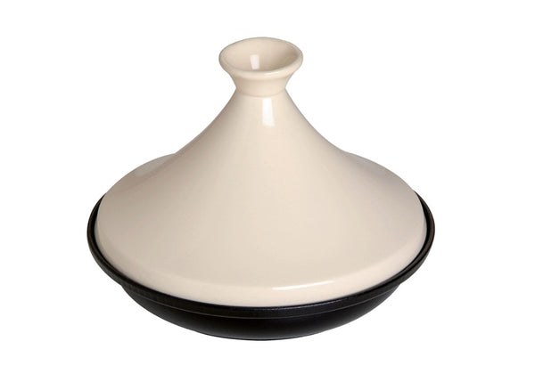 Tajine avec base en fonte et dôme en céramique Crème 28cm    - Staub - Tajine - 