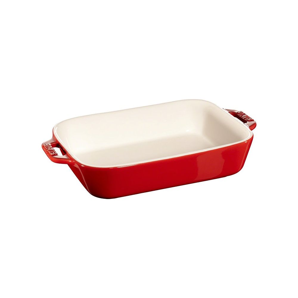 Plat à gratin carré rouge coeur - Poterie Lehmann Soufflenheim Plat à gratin carré rouge coeur - Poterie Lehmann Soufflenheim