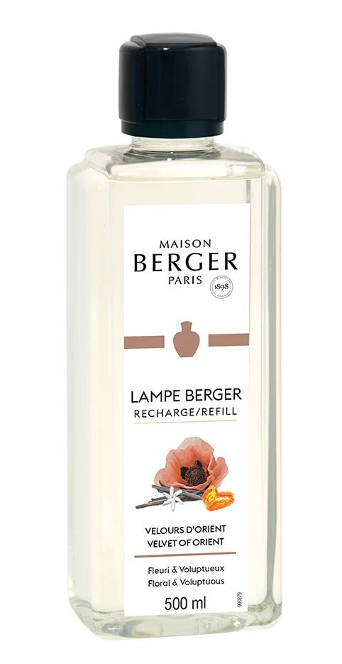 Recharge pour lampe Velours d’Orient – 500 ml (16,9 oz)    - Maison Berger Paris - Parfums d'ambiance - 