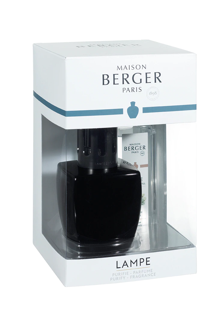 Coffret Lampe Berger June noire + Terre sauvage    - Maison Berger Paris - Parfums d'ambiance - 