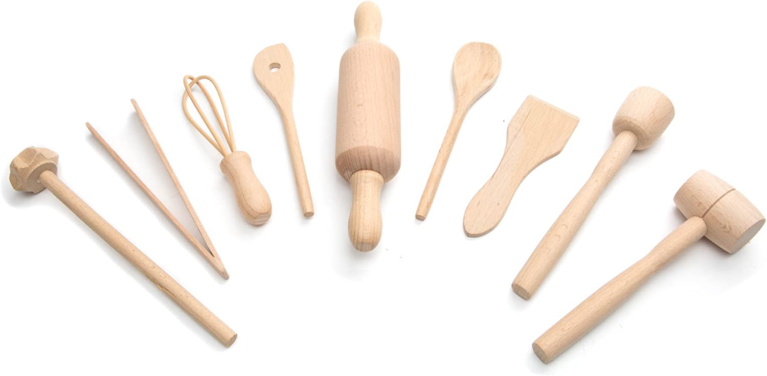 Set d'outils de cuisine en bois pour enfant - Fox Run