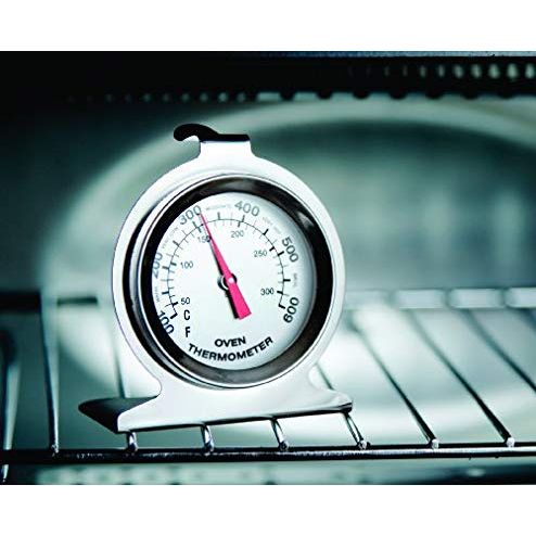Thermomètre De Four - Pour Cuisson Précise Jusqu'à 400°C - En Acier Inoxydable, Cadran Facile à Lire