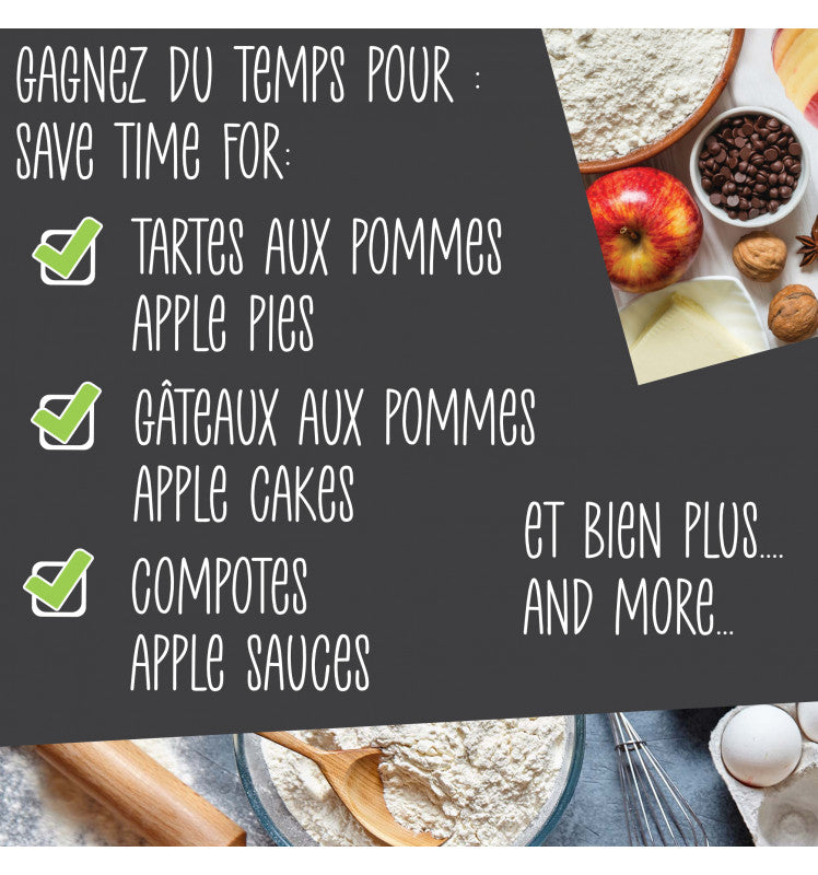 Epluche pomme et légumes - Pèle pomme - Du Bruit dans la Cuisine
