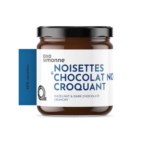 Tartinade Noisettes & Chocolat Noir - Croquant    - Allo Simonne - Tartinade - 