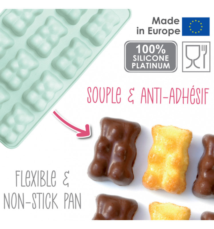 Moule silicone oursons bonbons/chocolats - Scrapcooking