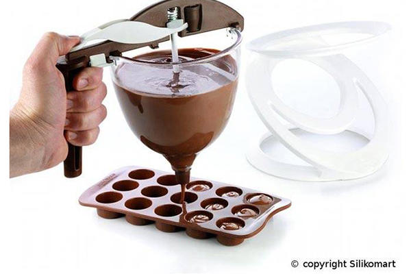 Entonnoir à chocolat    - SilikoMart - Entonnoir à chocolat - 