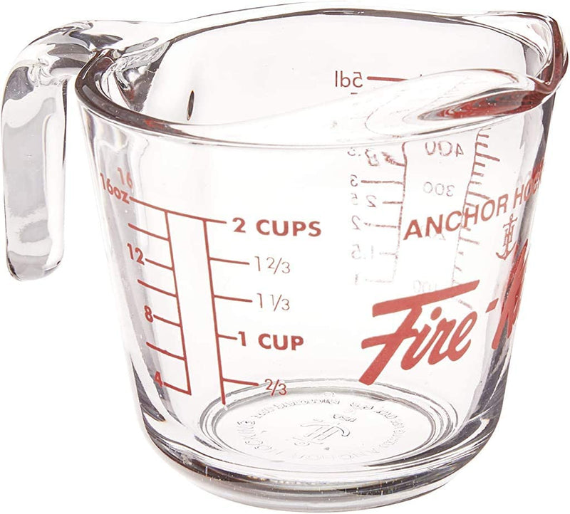 Bol à mesurer en verre 2 tasses    - Fox Run - Tasse & Cuillère à mesurer - 