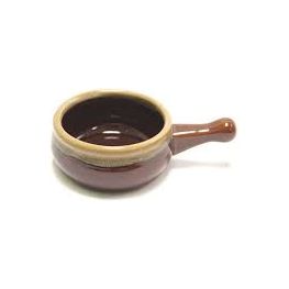 Bol Soupe à L'oignon en céramique brune 355 ml avec poignée    - SG - Bol -  - La Guilde Culinaire