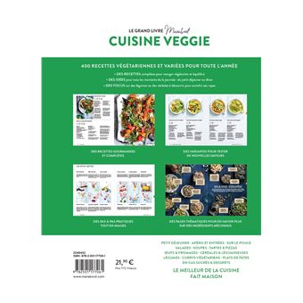 Le grand livre marabout de la cuisine Véggie    - Marabout - Livre de cuisine - 