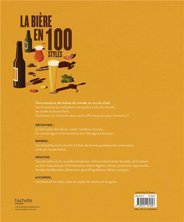 La bière en 100 styles    - Hachette Ed. - Livre d'alcool et boisson - 