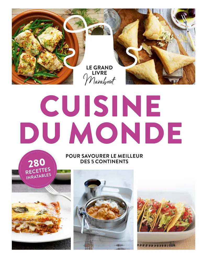 Le grand livre marabout de la cuisine du monde    - Marabout - Livre de cuisine - 